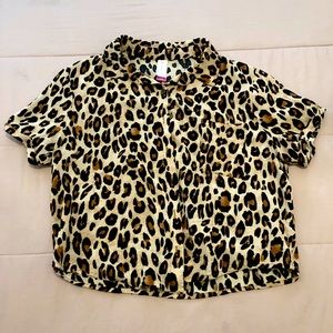 Leopard Print Top | S